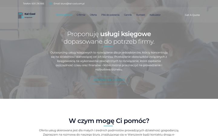 Screenshot of kal-cool.com.pl