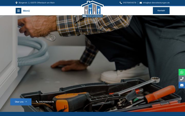 Screenshot of kal-dienstleistungen.de