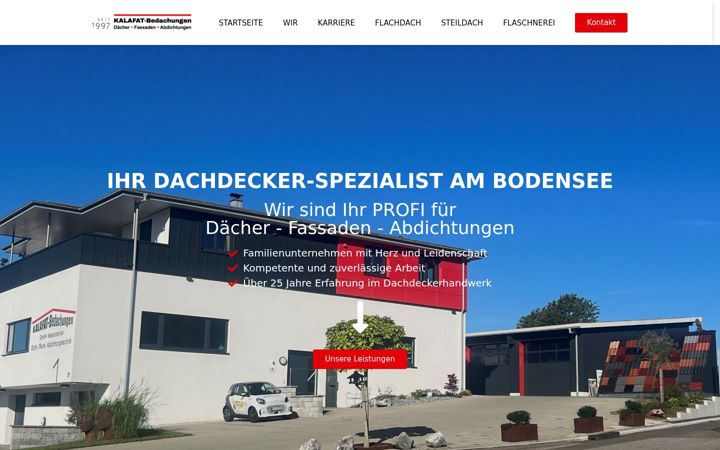 Screenshot of kalafat-bedachungen.de