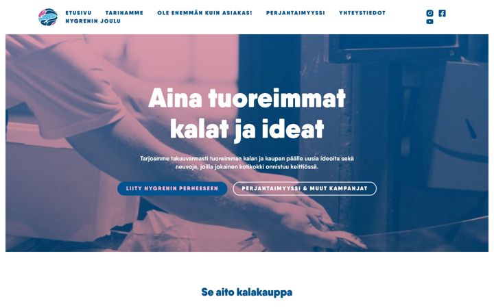 Capture d'écran de kalaherkut.fi