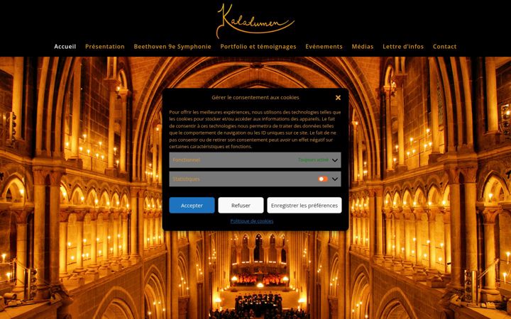 Screenshot of kalalumen.ch