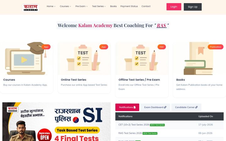 Screenshot of kalam.academy