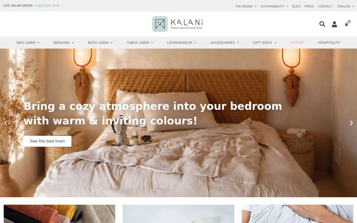 Screenshot of kalani-home.com