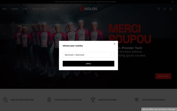 Screenshot of kalas.cc