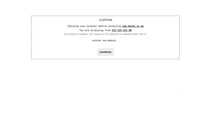 Screenshot of kalas.co.uk