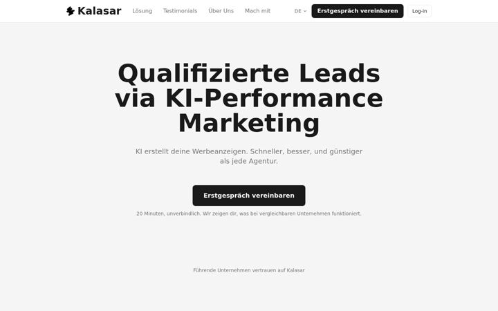 Screenshot of kalasar.com