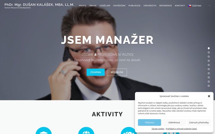 Screenshot of kalasek.eu