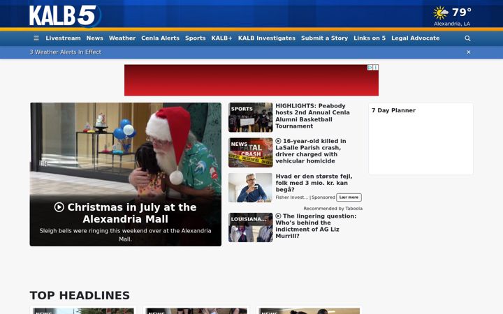 Screenshot of kalb.com