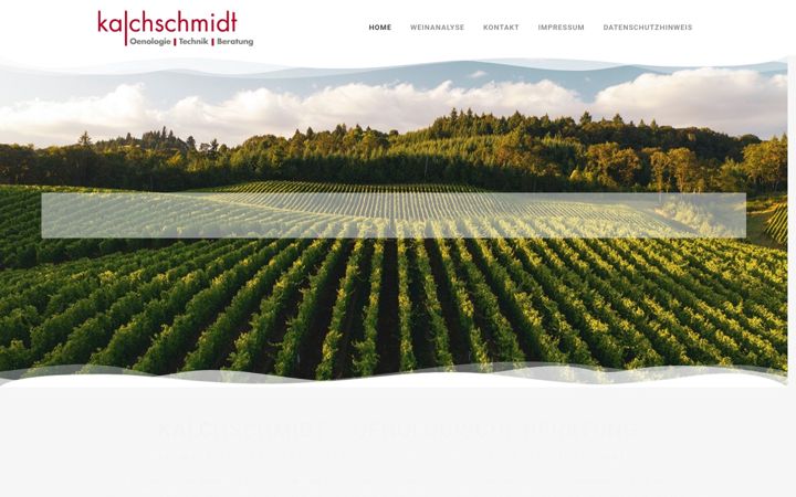 Screenshot of kalchschmidt.de