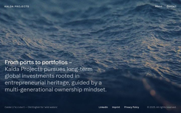 Screenshot of kaldaprojects.com