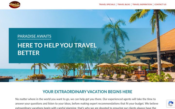 Screenshot of kalditravel.com