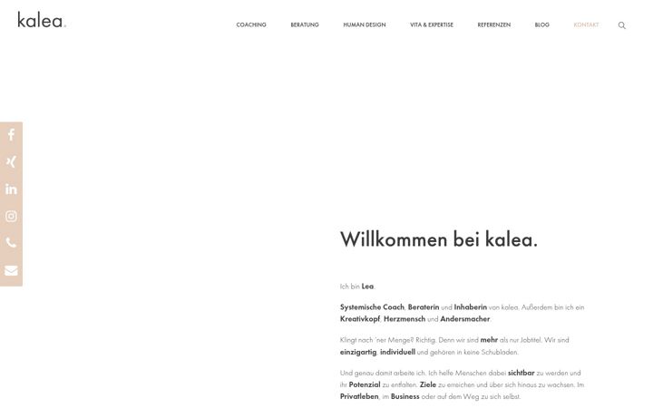 Screenshot of kalea-consulting.com