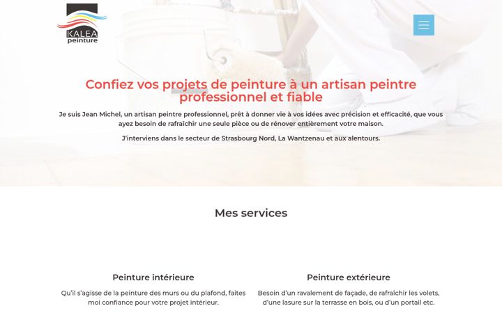 Screenshot of kalea-peinture.com