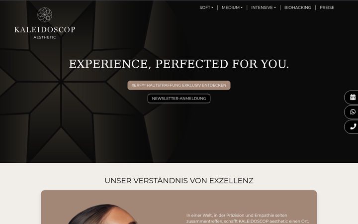 Screenshot of kaleidoscop.ch