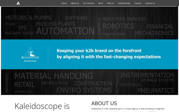 Screenshot of kaleidoscopeb2b.com