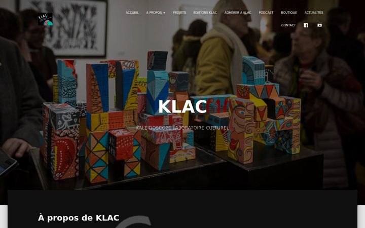 Screenshot of kaleidoscopelab.fr