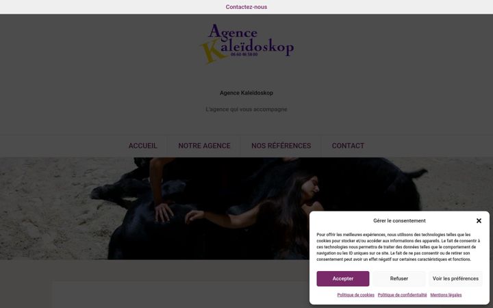 Screenshot of kaleidoskop.fr