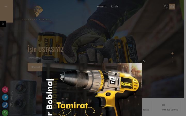 Screenshot of kalenderbobinaj.com