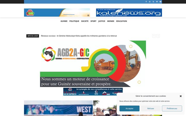 Screenshot of kalenews.org