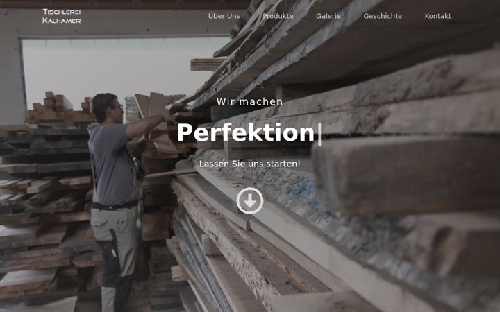 Screenshot of kalhamer.at