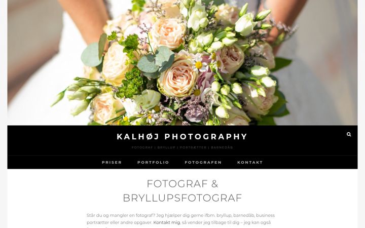 Screenshot of kalhoej.com