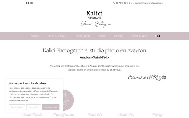 Screenshot of kalici-photographie.fr