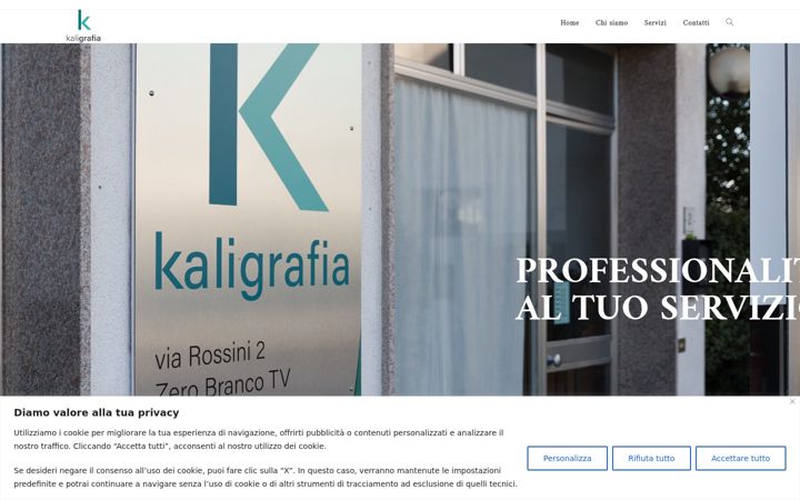 Screenshot of kaligrafia.it