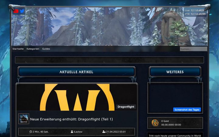 Screenshot of kalimdor.de