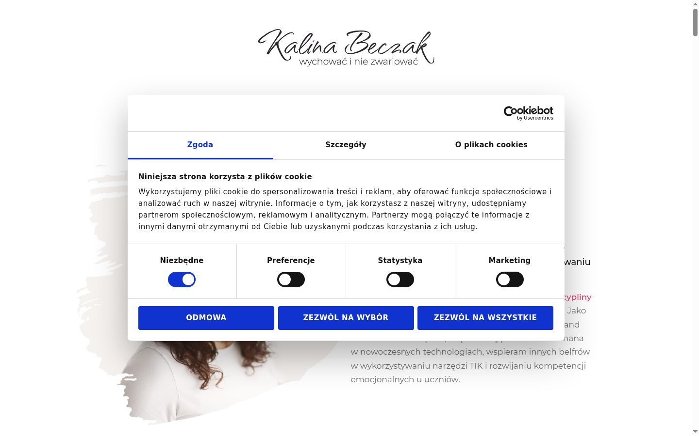Screenshot tal-banner tal-kunsens muri qabel kwalunkwe interazzjoni