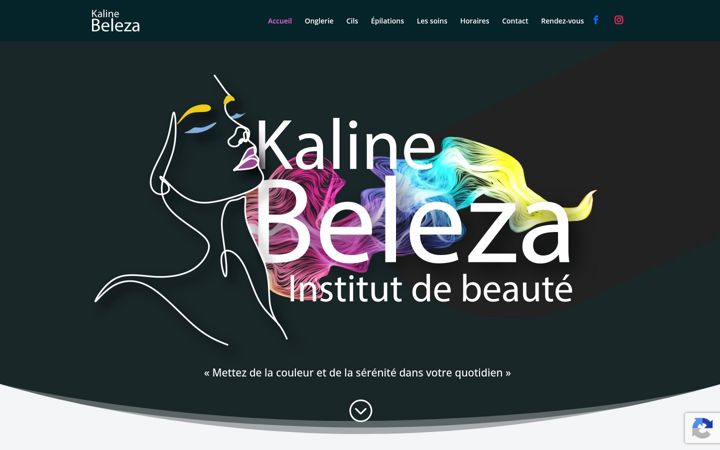 Screenshot of kaline-beleza.fr