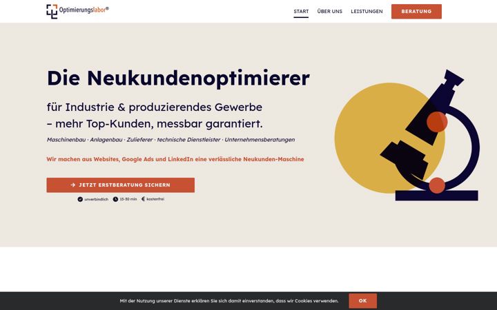 Screenshot of kalinke-nagel.de
