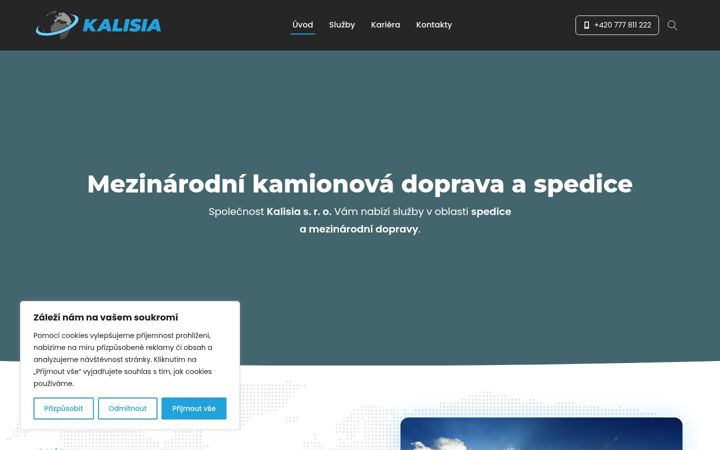 Screenshot of kalisia.cz