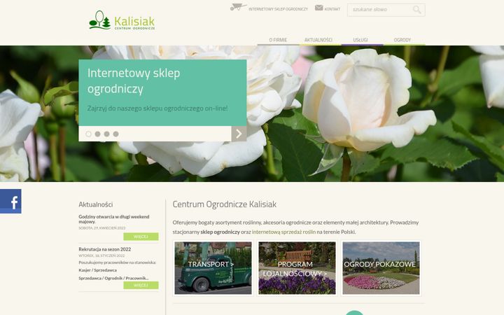 Screenshot of kalisiak.pl