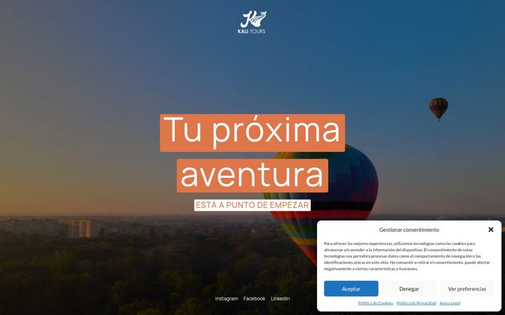 Screenshot of kalitours.es