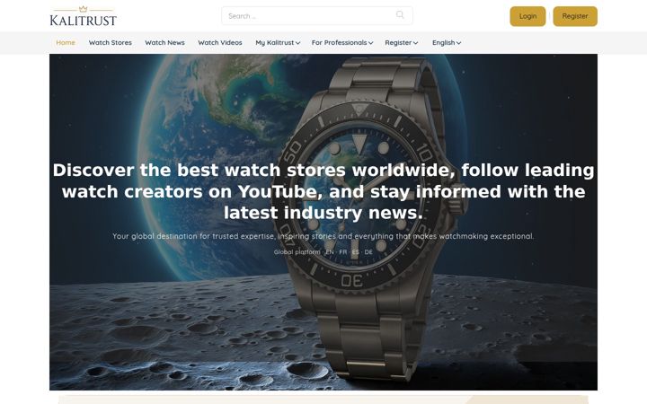 Screenshot of kalitrust.com