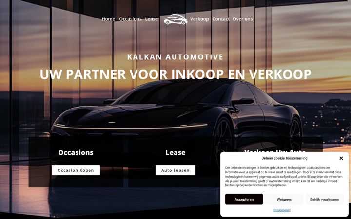 Screenshot of kalkanautomotive.nl