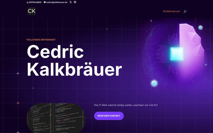 Screenshot of kalkbraeuer.de