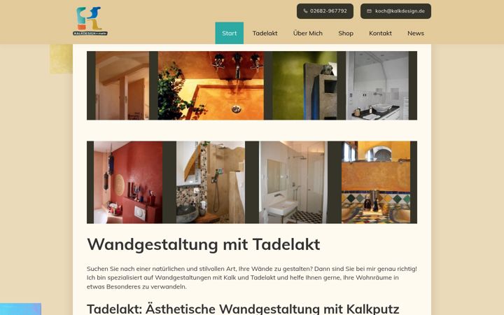 Screenshot of kalkdesign.de