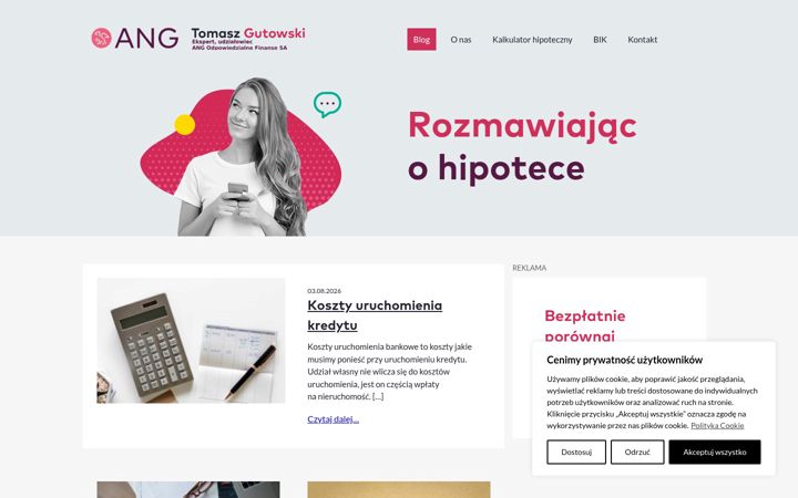 Screenshot of kalkulator-hipoteczny.com