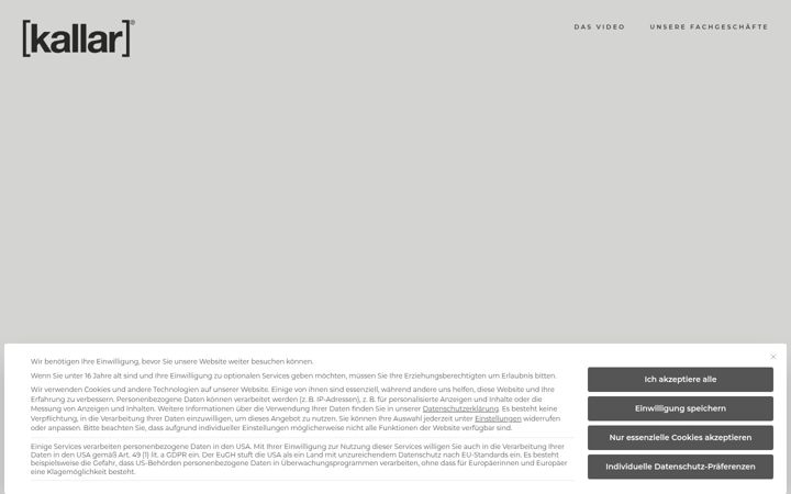 Screenshot of kallar.de