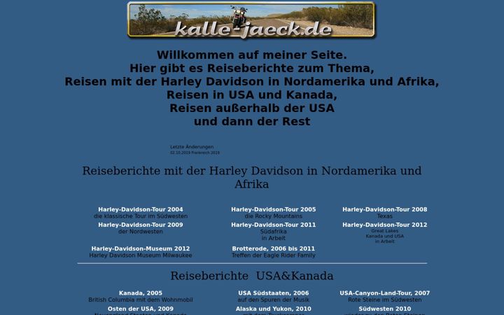 Screenshot of kalle-jaeck.de