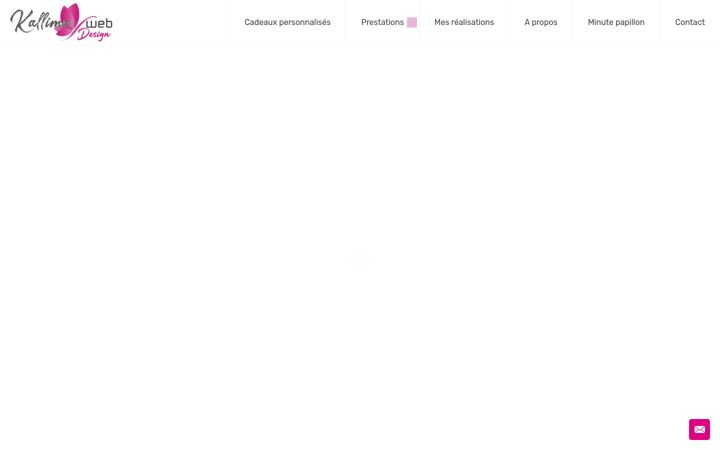 Screenshot of kallima-webdesign.fr