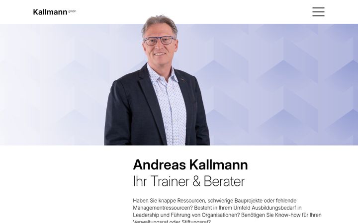 Screenshot of kallmann.ch