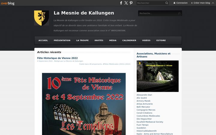 Screenshot of kallungen.fr