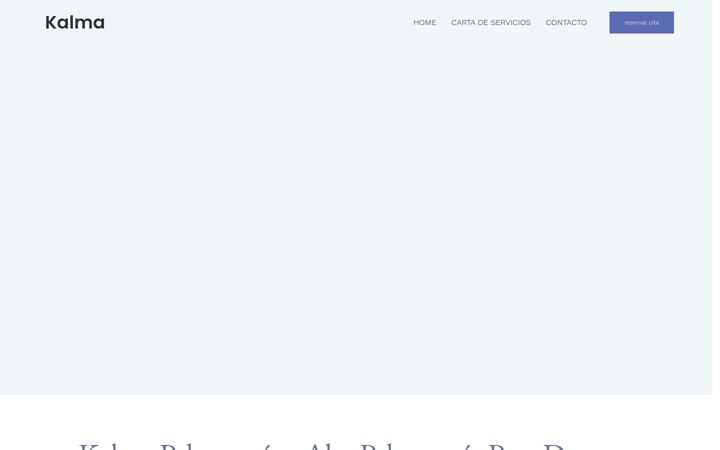 Screenshot of kalmapeluquerias.es