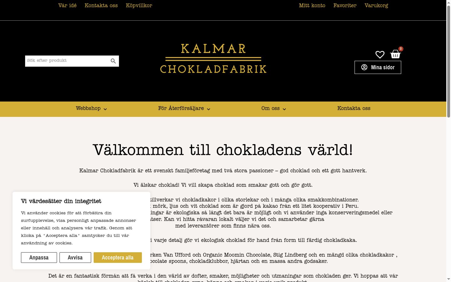 Screenshot van de toestemmingsbanner zoals getoond vóór enige interactie