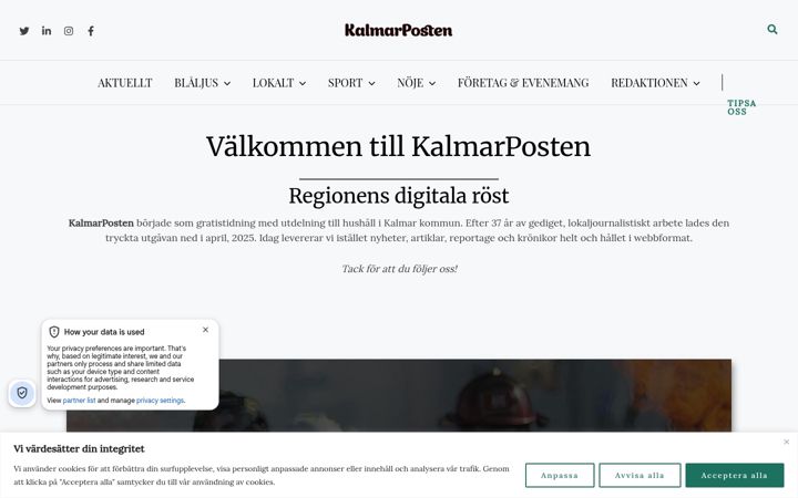Screenshot of kalmarposten.se