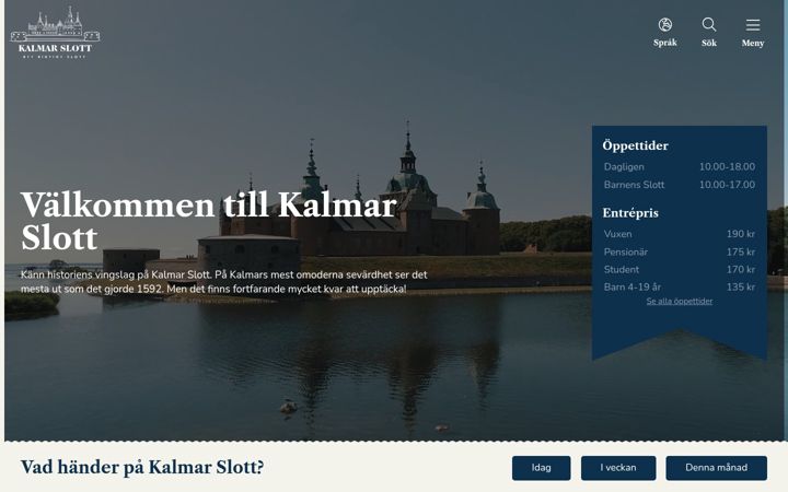 Zrzut ekranu kalmarslott.se