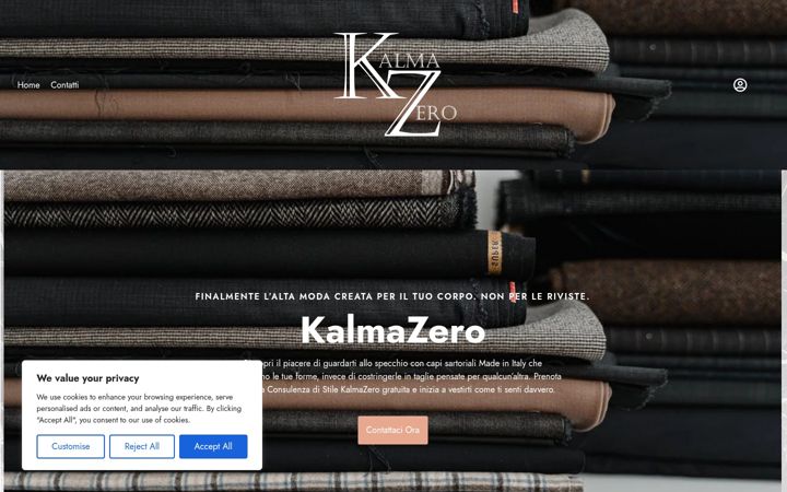 Screenshot of kalmazero.com