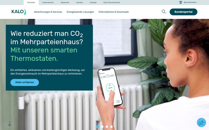 Screenshot of kalo.de